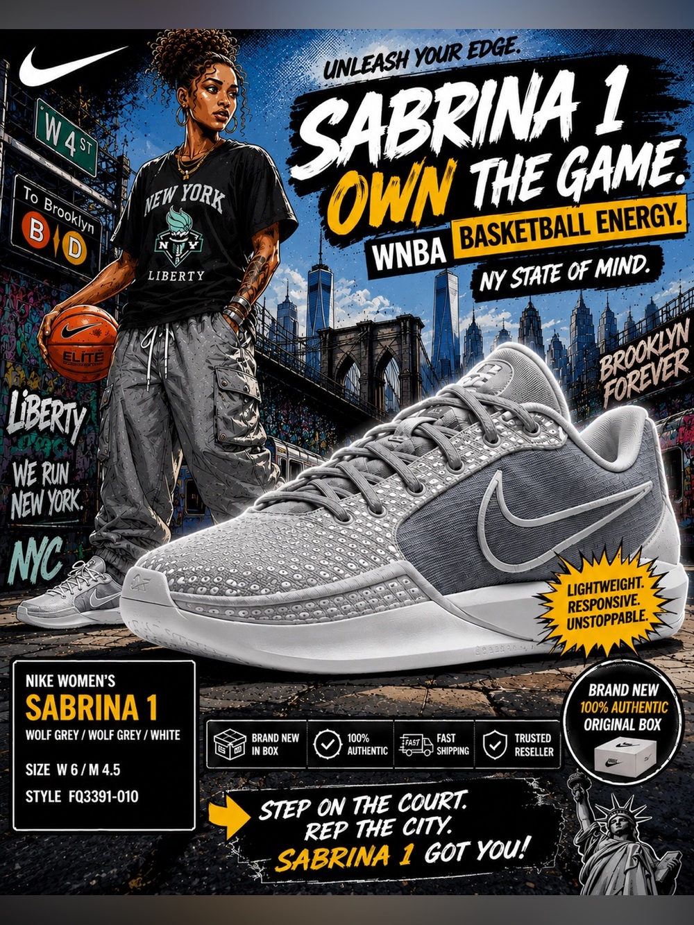 Nike Sabrina 1 Basketball Sneakers